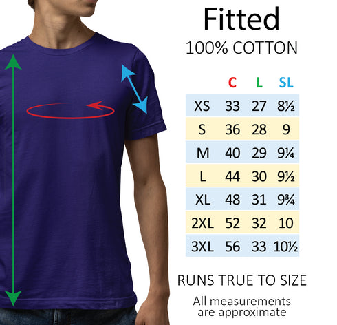 "Eat, Sleep, Dive, Repeat" Fitted T-shirt